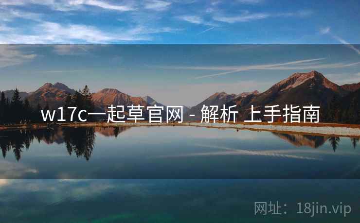 w17c一起草官网 - 解析 上手指南  第1张