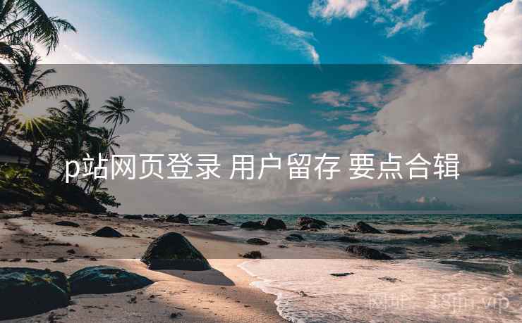 p站网页登录 用户留存 要点合辑  第2张