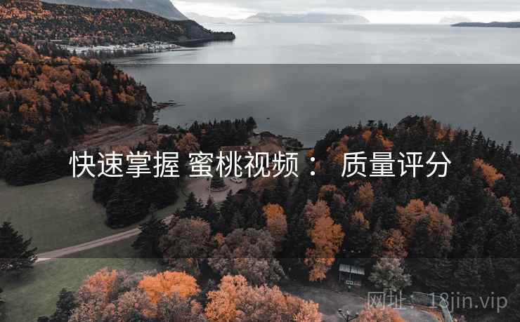 快速掌握 蜜桃视频 ： 质量评分  第1张