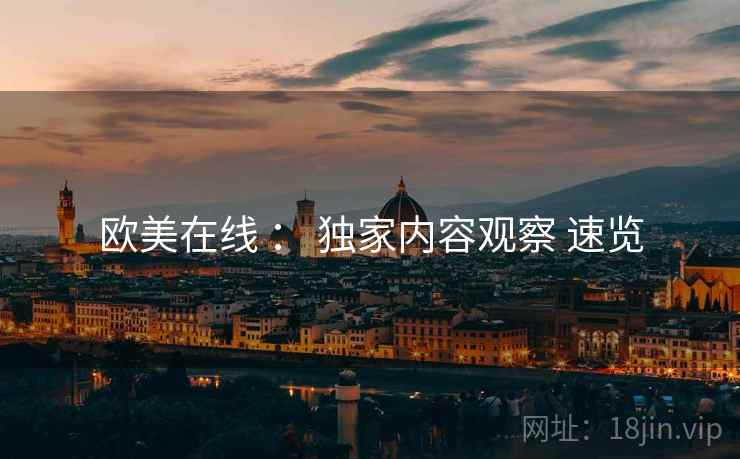 欧美在线 ： 独家内容观察 速览  第2张