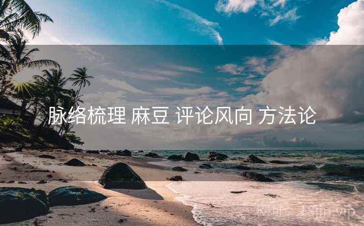 脉络梳理 麻豆 评论风向 方法论  第2张
