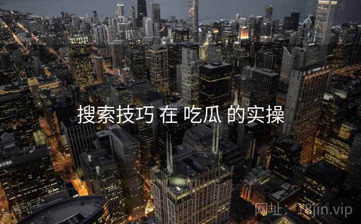 搜索技巧 在 吃瓜 的实操  第2张